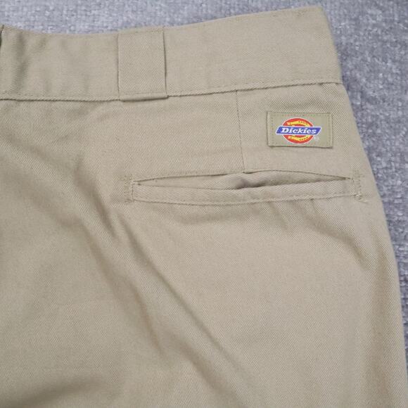 Dickies 874 Straight Leg Canvas Twill Work Pant Flat Front in Khaki Size 38X30 - Picture 13 of 13